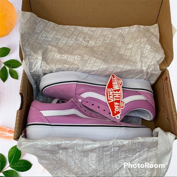 Vans Unisex Old Skool Low-Top Sneakers PINK VN0A3WKT3SQ - Picture 9 of 9